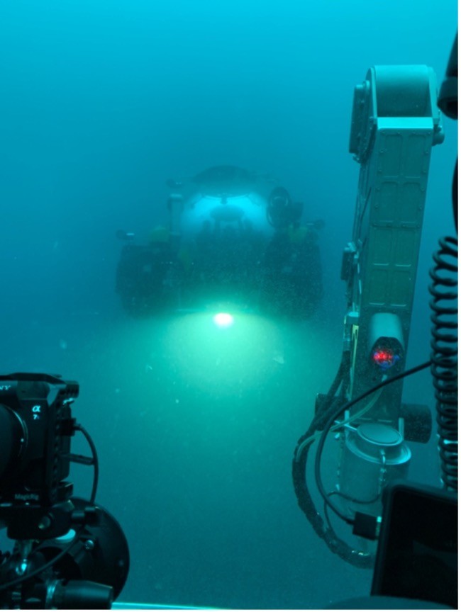 Tandem Triton 3k3 dive @OceanX